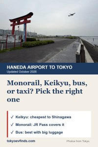 Haneda Airport to Tokyo in 2026: monorail, Keikyu, limousine bus, or taxi